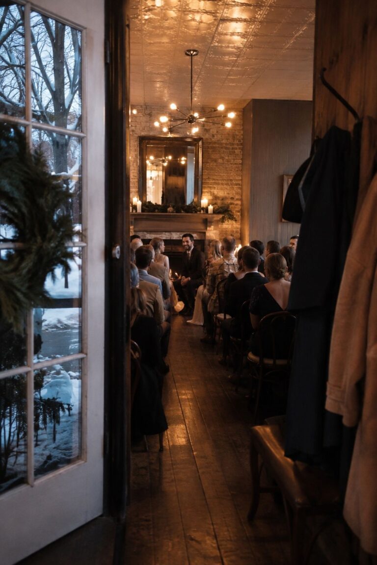 Choose An Indoor Venue With Reliable Heat for winter wedding ideas
