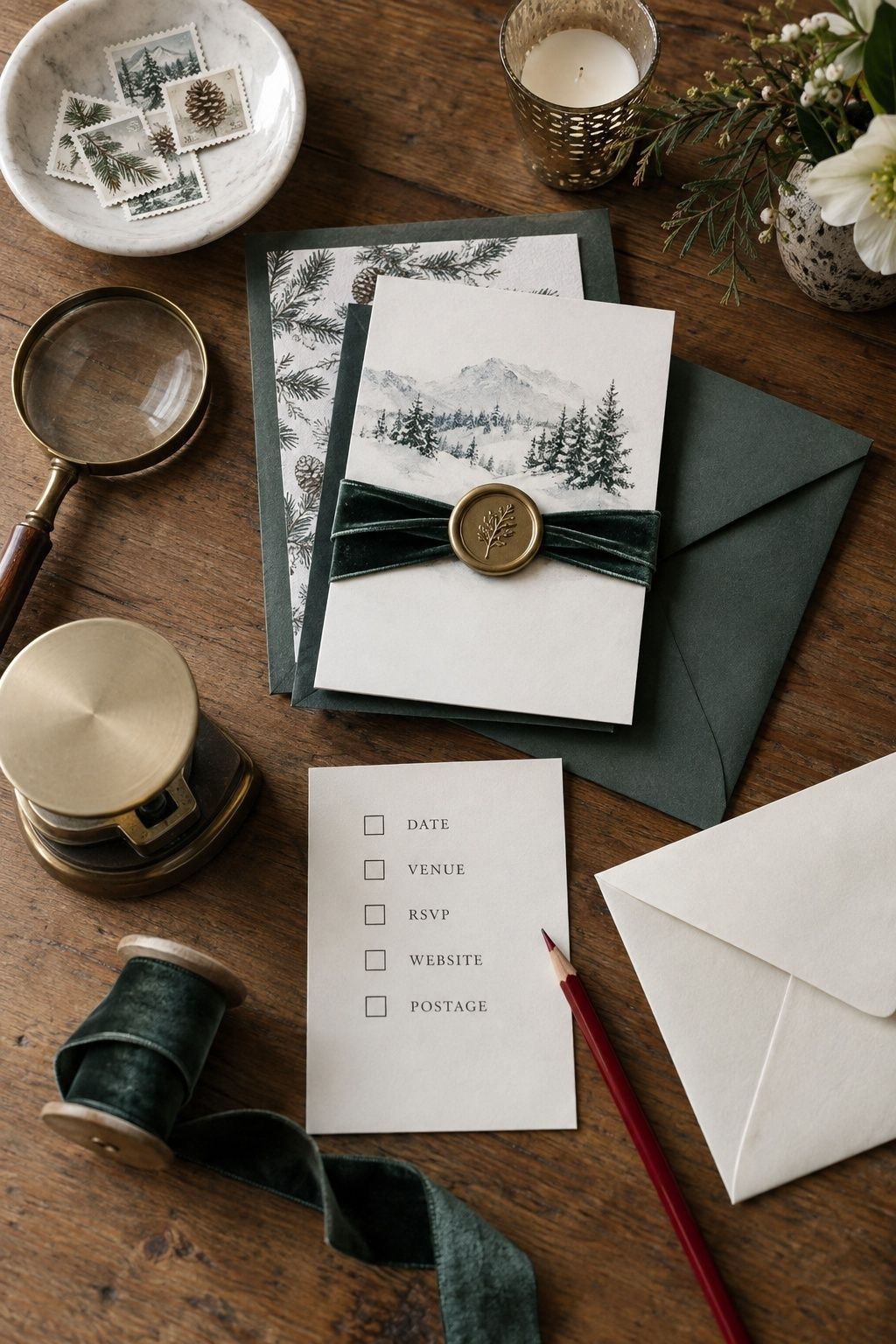 Winter invitation checklist